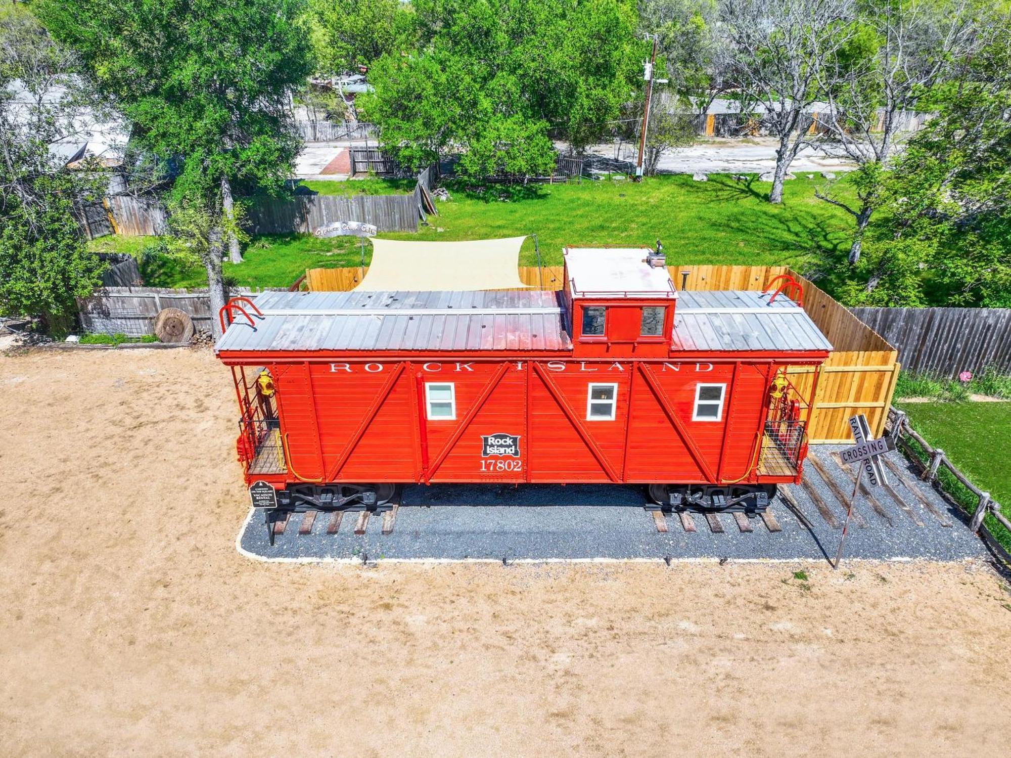 Caboose On The Square Villa Wimberley Exteriör bild