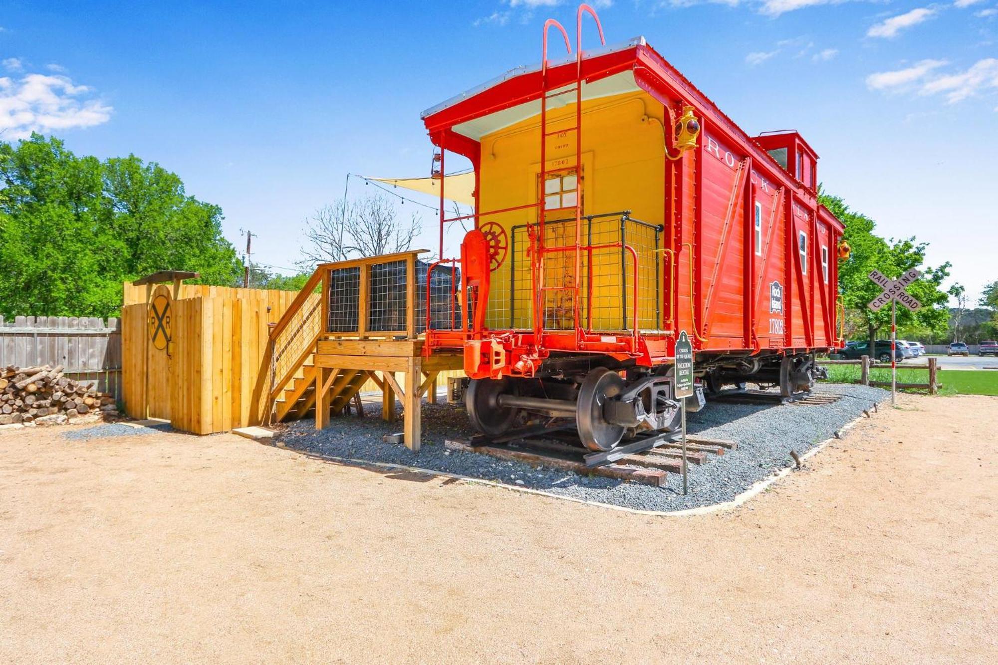 Caboose On The Square Villa Wimberley Exteriör bild